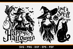 Halloween SVG, Witch, Witchy SVG, Funny Halloween SVG PNG Product Image 2