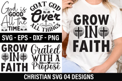 Christian SVG Design - Goat god over all things Product Image 1