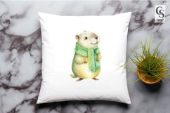 Cute Watercolor Prairie Dog Clipart Sublimation PNG Product Image 3
