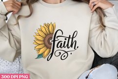 Faith PNG, Sunflower Quote Collection Clipart PNG Product Image 3