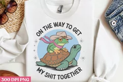 On The Way To Get My Shit PNG, Funny Sarcastic Sublimation Q Product Image 3