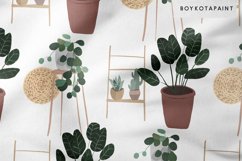 House Plants Seamless patterns Botabical Boho Paper Pack Product Image 5