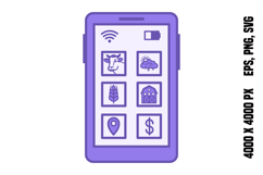 Purple Farm Management App Icon Product Image 1