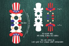 4th Of July Gnome Lollipop Holder template SVG Product Image 2