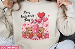 Happy Valentine&#039;s Day PNG, Cozy Valentine Sublimation P Product Image 1