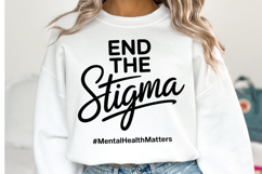 End the Stigma Svg Design | Svg Cut Files | Shirt Svg Product Image 1