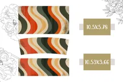 Retro Stripes Tumbler Sublimation, 40 Oz Tumbler Print Product Image 2