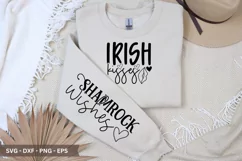 Irish kisses SVG Design - Sleeve Shirt Design Svg Product Image 1
