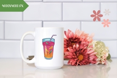 Hand Drawn Lemonade Illustration, Cartoon Lemonade PNG Product Image 2