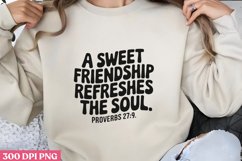 A SWEET FRIENDSHIP REFRESHES PNG, Friendship Sublimation PNG Product Image 1