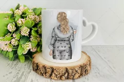 Cosy House Coat Girls Sublimation Bundle|6 PNG Files 300 DPI Product Image 3
