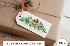 Watercolor Christmas Decor sublimation png Product Image 2