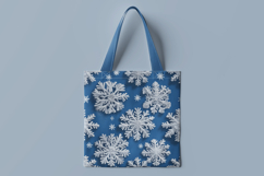 Light Blue Snowflake Digital Paper Product Image 2