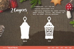 Christmas tree toy lanterns / laser cut file / SVG Product Image 2