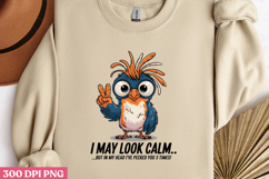 I MAY LOOK CALM... BUT IN MY HEAD PNG Product Image 3