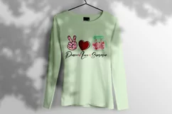 Peace Love Summer | PNG Sublimation design, t shirt print Product Image 2
