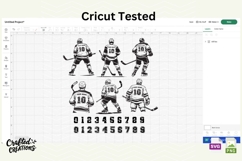 Personalized Hockey Player SVG, Hockey Svg, Hockey Dad Svg Product Image 2