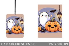 Cute Ghost Car Air Freshener. Cute Pumpkin Car Air Freshener Product Image 1