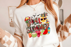 Hello Summer PNG sublimation |Beach &amp; Summer PNG T-Shirt Product Image 5