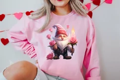 Cute Valentine Gnome Clipart, Gnome Clipart, Cute Gnome Product Image 2