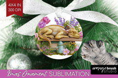 Floral Dragon Ornament PNG - Fantasy PNG Sublimation Product Image 1