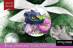 Floral Dragon Ornament PNG - Fantasy PNG Sublimation Product Image 1