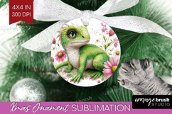 Floral Dragon Ornament PNG - Fantasy PNG Sublimation Product Image 1