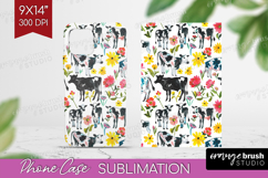 Floral Animals Phone Case PNG - Farm Animals Case PNG Product Image 1