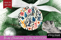 Floral Animals Ornament PNG - Farm Animals PNG Sublimation Product Image 1