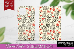 Floral Animals Phone Case PNG - Farm Animals Case PNG Product Image 1