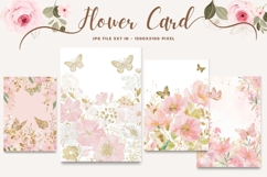 Flower Card Floral Card Printable Birthday Greeting Card_5 Product Image 1