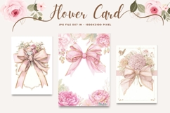 Flower Card Floral Card Printable Birthday Greeting Card_8 Product Image 1