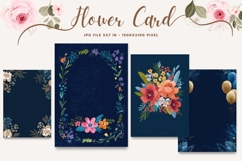 Flower Card Floral Card Printable Birthday Greeting Card_6 Product Image 1