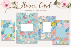 Flower Card Floral Card Printable Birthday Greeting Card_3 Product Image 1