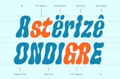 Skizovic - Psychedelic Liquify Retro Font Product Image 2