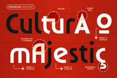 Grandom - Bold Modern Art Deco Logo Font Product Image 2