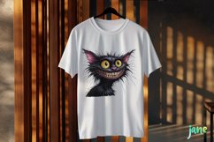 Funny Black Cats Sublimation Clipart Product Image 2