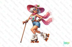 Funny Old Ladies Sublimation Clipart Product Image 1