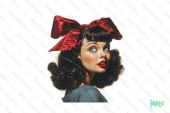 Funny Pin-up Girl Sublimation Clipart Product Image 1