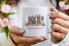 Merry Christmas Dogs Sublimation Product Image 4
