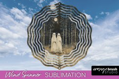 Halloween Wind Spinner - Cute Ghost Wind Spinner Sublimation Product Image 1