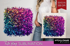 Glitter Texture Tote Bag - Sparkle Glitter Tote Bag PNG Product Image 1