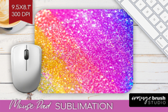 Glitter Texture Mouse Pad Sublimation - Sparkle Glitter PNG Product Image 1