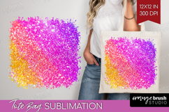 Glitter Texture Tote Bag - Sparkle Glitter Tote Bag PNG Product Image 1