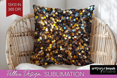 Glitter Texture Pillow Sublimation - Sparkle Glitter Pillow Product Image 1