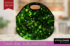 Glitter Texture Lunch Bag - Sparkle Glitter Lunch Bug PNG Product Image 1