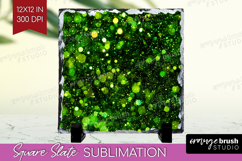 Glitter Texture Slate PNG - Sparkle Glitter Square Slate Product Image 1