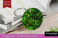 Glitter Texture Keychain PNG - Sparkle Glitter Keychain Product Image 1