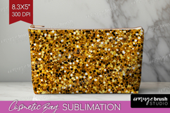 Glitter Texture Cosmetic Bag - Sparkle Glitter Makeup Bag Product Image 1