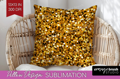 Glitter Texture Pillow Sublimation - Sparkle Glitter Pillow Product Image 1